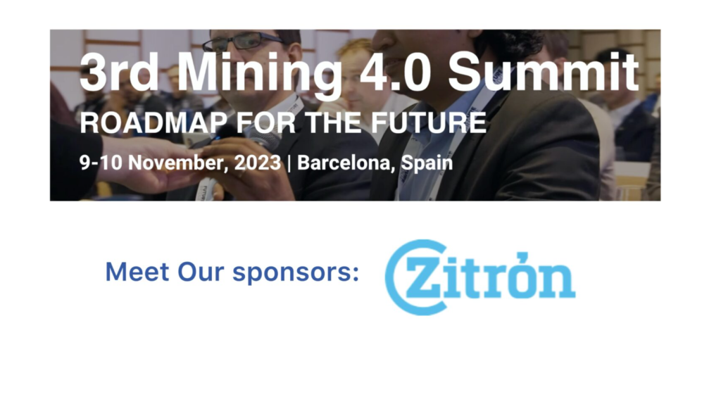 Zitron Joins as Sponsor for the 3rd Mining 4.0 Summit
